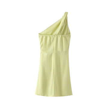 One Shoulder Tie Dress for kvinner - ideell til alle anledninger