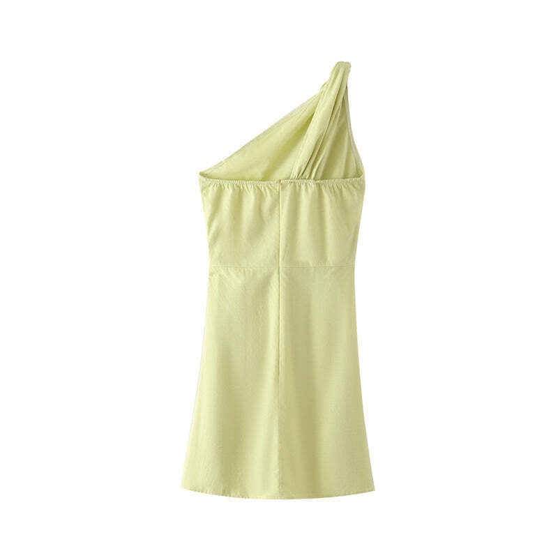 One Shoulder Tie Dress for kvinner - ideell til alle anledninger